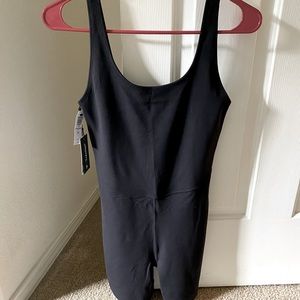 Aritzia TNA Butter Sway Black Athletic Romper